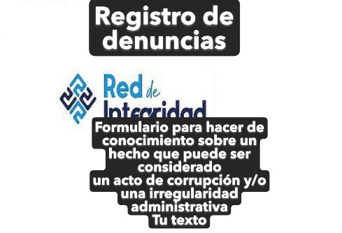 REGISTRO DE DENUNCIAS